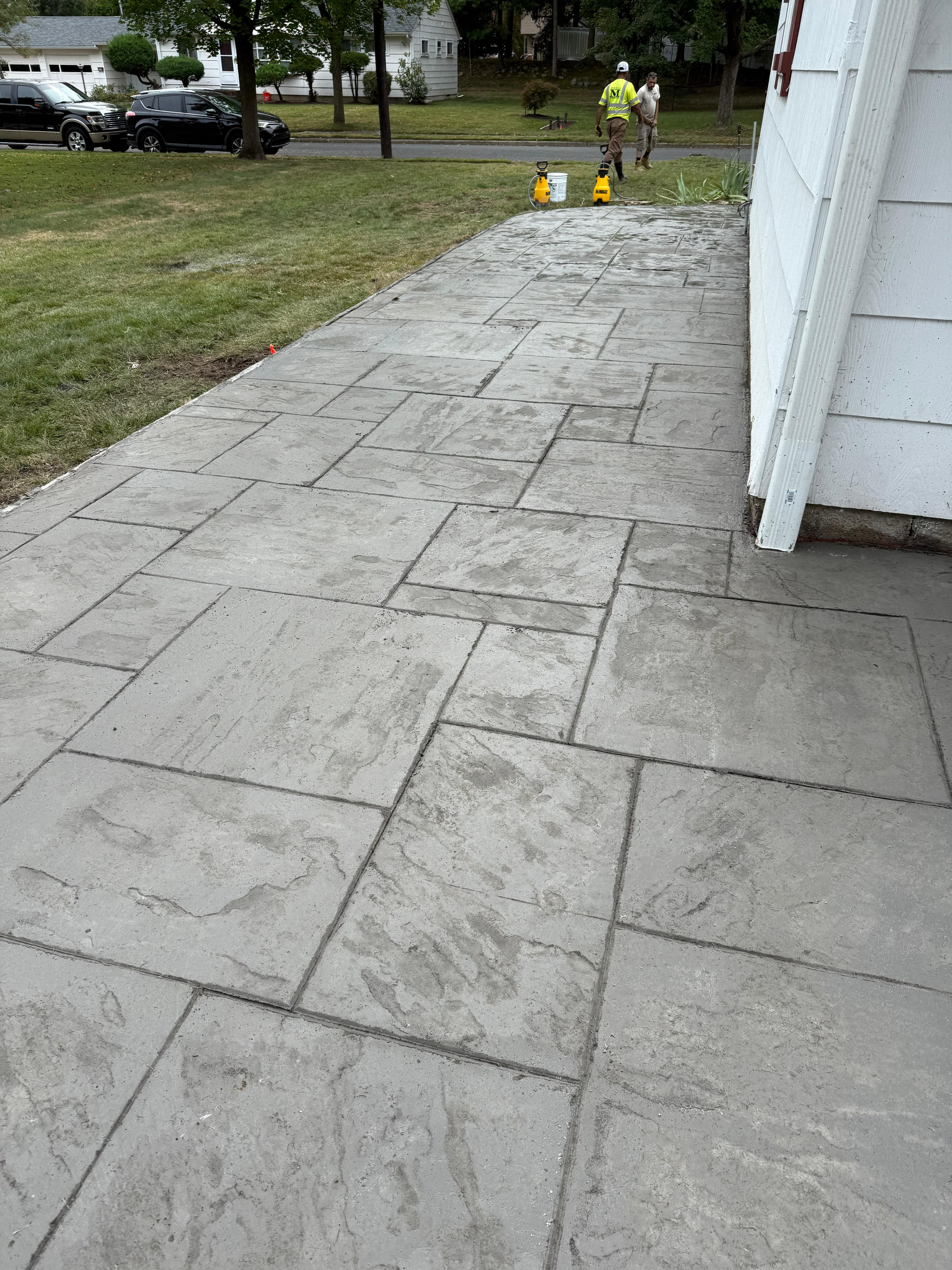 Stamped Concrete Driveway